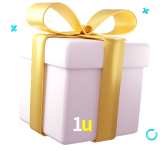 Receba seus bônus de boas-vindas no 1u